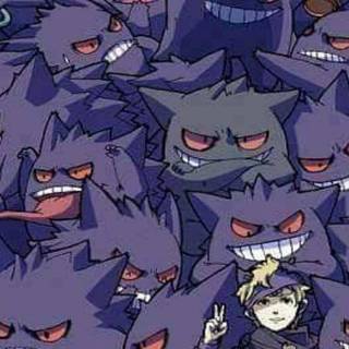 Aesthetic Gengar wallpaper