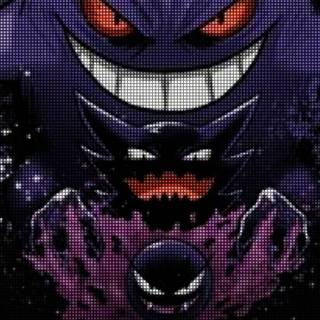 Aesthetic Gengar wallpaper