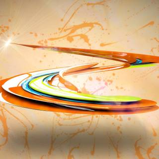 Paint swirl wallpaper