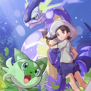 Pokémon Scarlet and Violet iPhone wallpaper