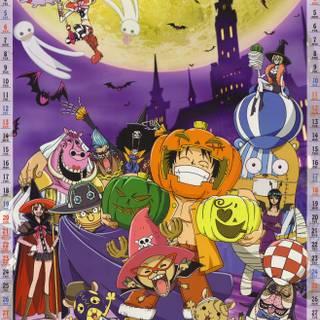 Monkey D. Luffy Halloween wallpaper