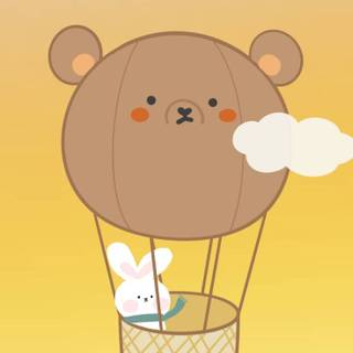 Summer cartoon style wallpaper