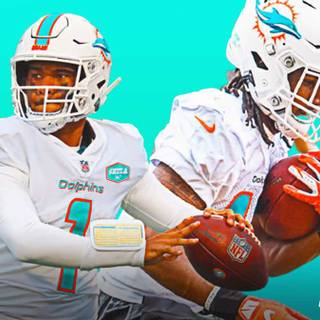 Jaylen Waddle Dolphins wallpaper