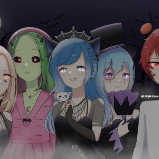 Halloween fan art wallpaper