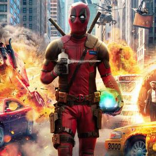 Deadpool 3 logo wallpaper