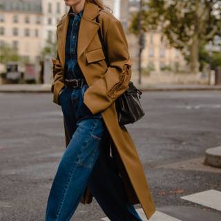 Paris autumn street wallpaper