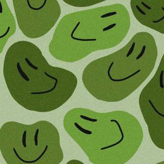 Pretty sage green wallpaper