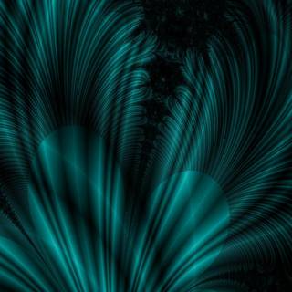 Teal and black wallpaper