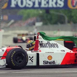 Senna F1 computer wallpaper