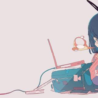 Cute anime computer wallpaper