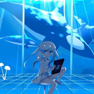 Orca anime girl wallpaper