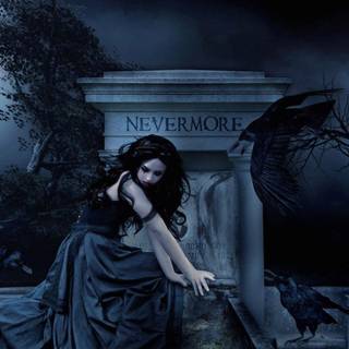 Vampire goth desktop wallpaper