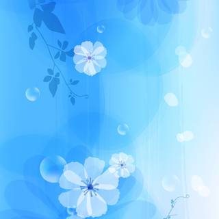 Stunning blue iPhone wallpaper