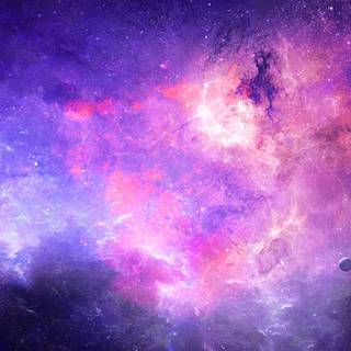 Ultrawide space wallpaper