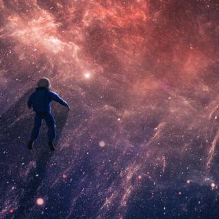 Ultrawide space wallpaper