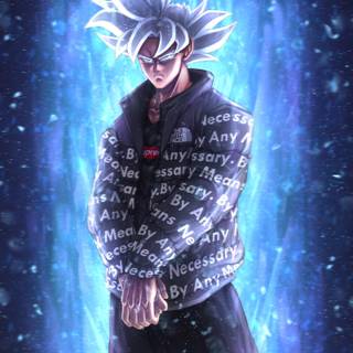 Phone Goku drip wallpaper