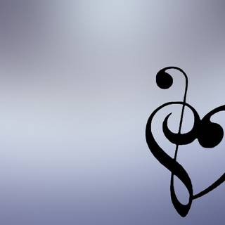 Music heart wallpaper