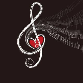 Music heart wallpaper