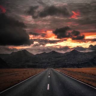 Highway In The Clouds wallpaper