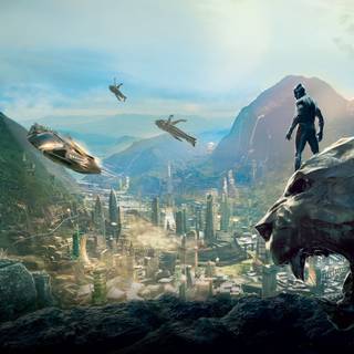 Black Panther Wakanda Forever 4K poster wallpaper