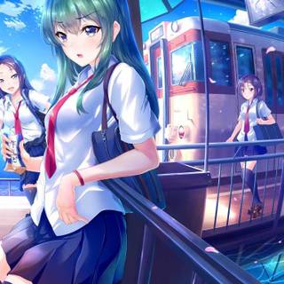 PC anime girl wallpaper