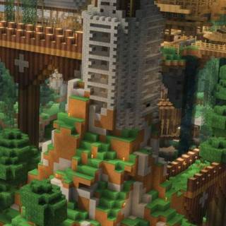 Minecraft home wallpaper