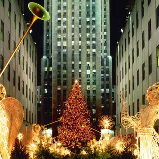 Christmas in New York wallpaper