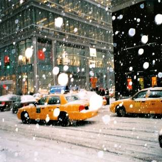 Christmas in New York wallpaper