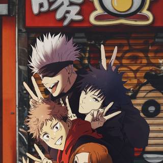 Funny Gojo wallpaper