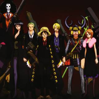 Black aesthetic One Piece PC wallpaper