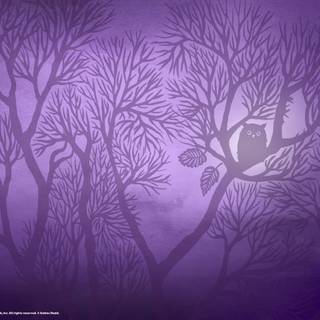 Happy Halloween purple wallpaper