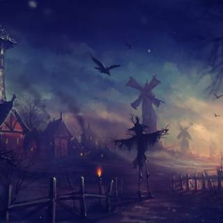 1366x768 Halloween wallpaper