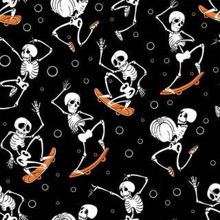 Dancing skeleton wallpaper