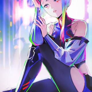 Lucy Cyberpunk Edgerunners art wallpaper