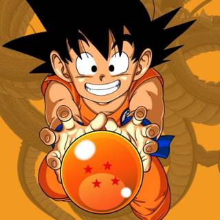 Happy Goku wallpaper