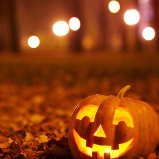 Pumpkin Halloween iPhone wallpaper