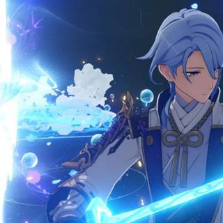 Ayato Genshin Impact wallpaper