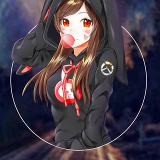 iPhone anime girl  4k wallpaper