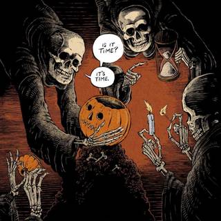 Halloween aesthetic grunge wallpaper