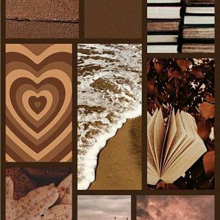 Chaotic academia wallpaper