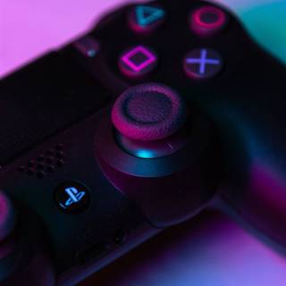 Cute purple aesthetic PS4 wallpaper