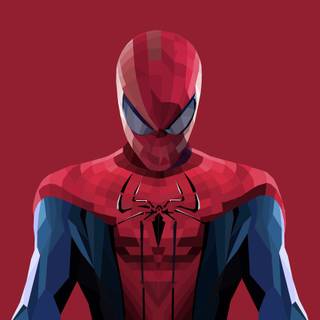 Spider Man red wallpaper