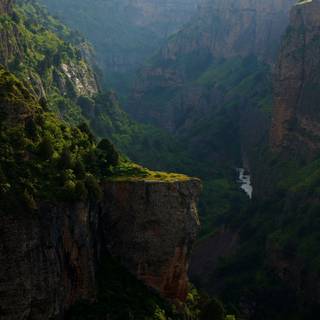 Mountain cliff wallpaper