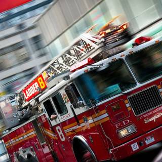 Ladder truck wallpaper