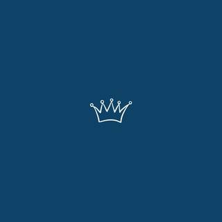 Blue crown wallpaper