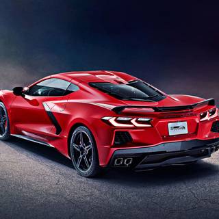 Corvette Stingray red wallpaper