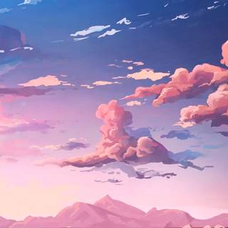 Anime city iPhone wallpaper