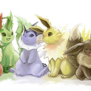 Espeon and Glaceon wallpaper