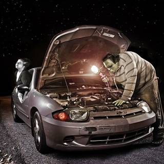 Halloween cars wallpaper