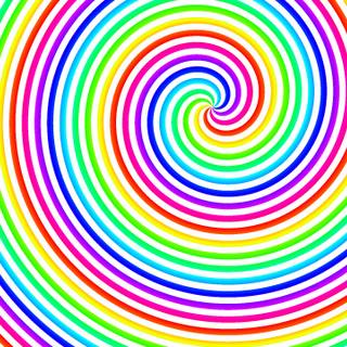 Rainbow spiral wallpaper